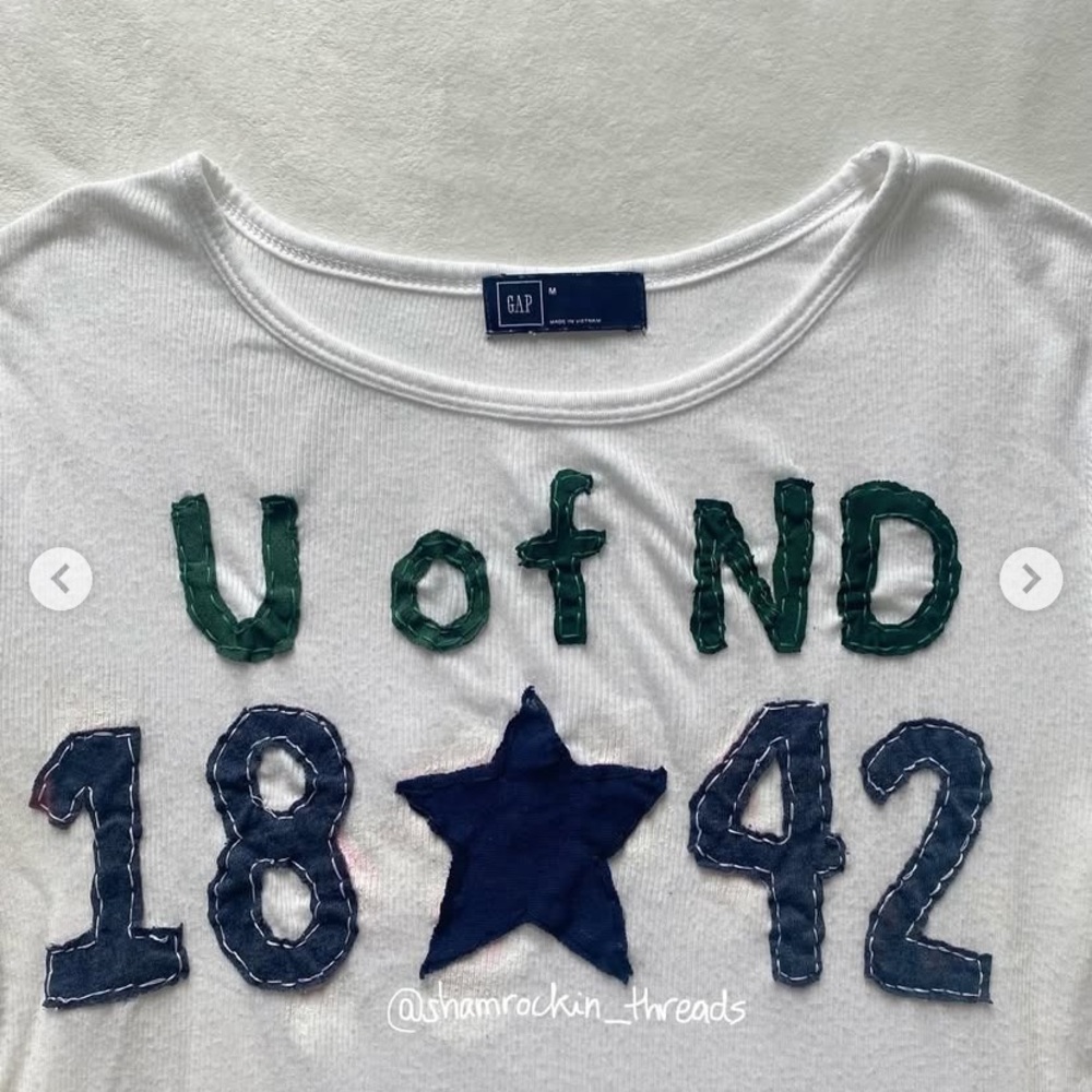 Notre Dame Patchwork Top - image 2